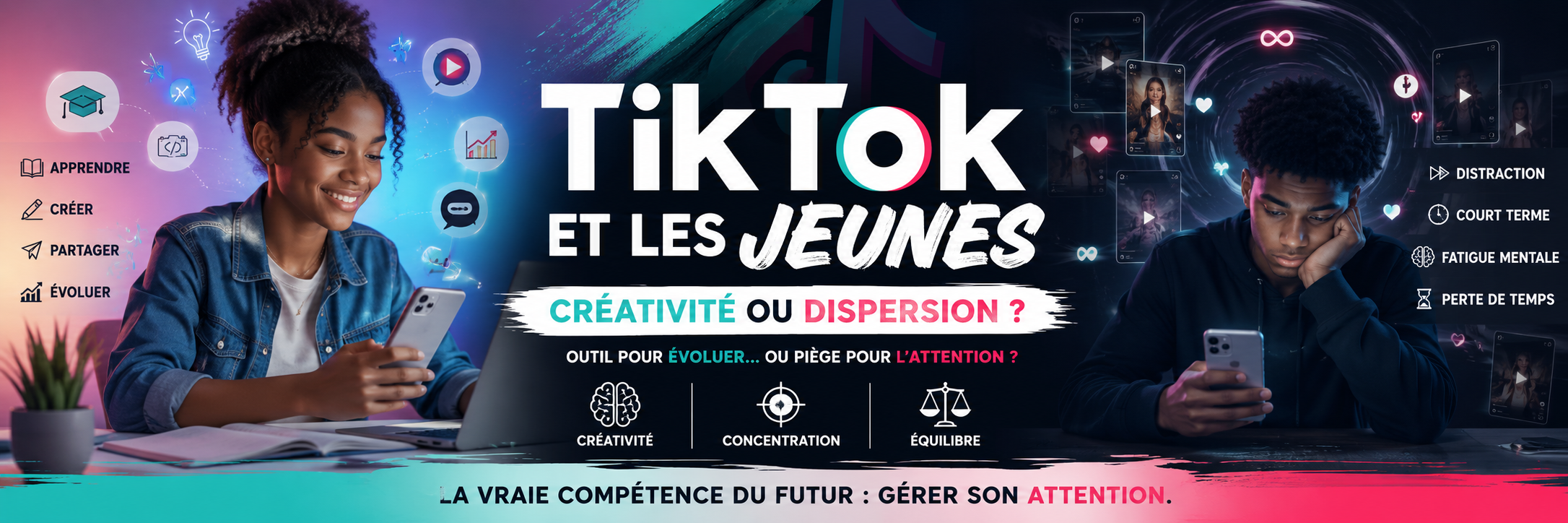 TikTok forme-t-il une génération plus créative ou plus distraite?